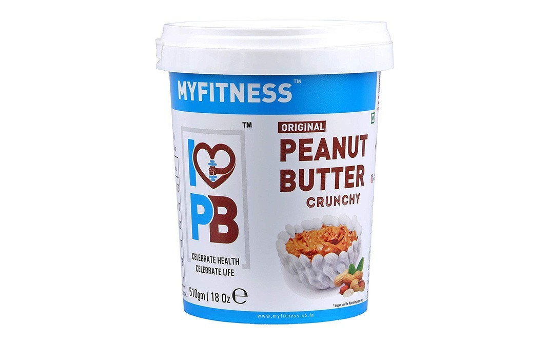 Myfitness Original Peanut Butter Crunchy    Tub  510 grams